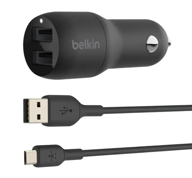 BELKIN CHARGEUR VOITURE COMPLET Micro-USB (24W)