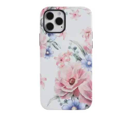 COQUE DE PROTECTION DOUBLE MARBRÉE (ROSE)