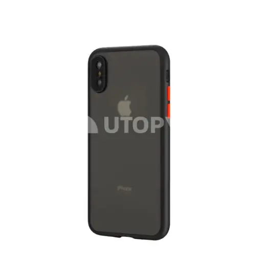 COQUE NOIR TRANSPARENT